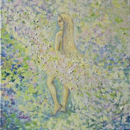 "Der Frühling". Öl auf Leinwand. 80x60 cm